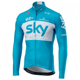 Maillot vélo 2018 Team Sky Manches Longues N002